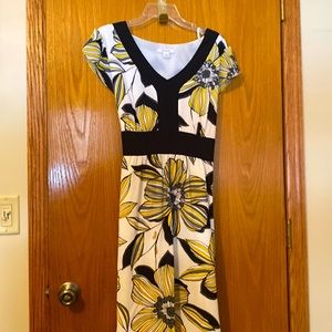 Capped Short Sleeve Dress by Dressbarn